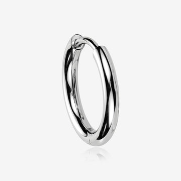 A Pair of Implant Grade Titanium Basic Huggie Hoop Earring